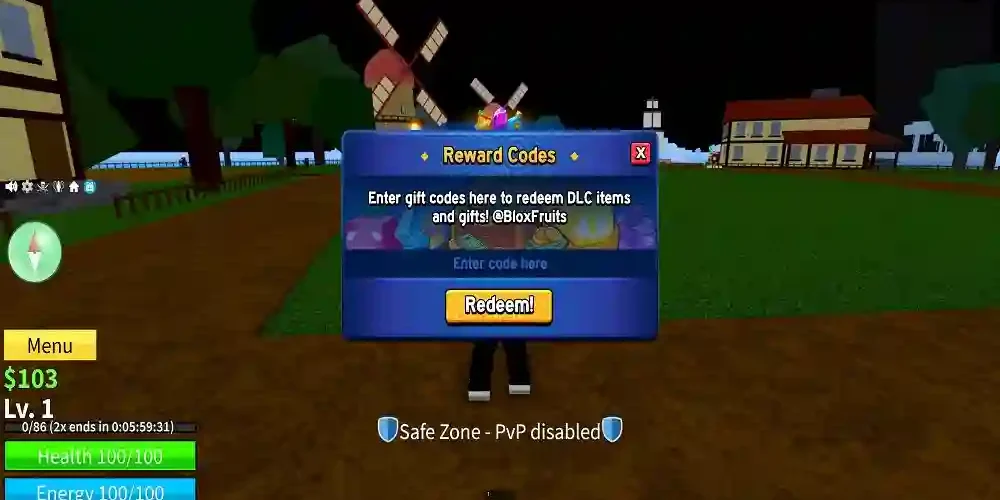 Blox Fruits Codes