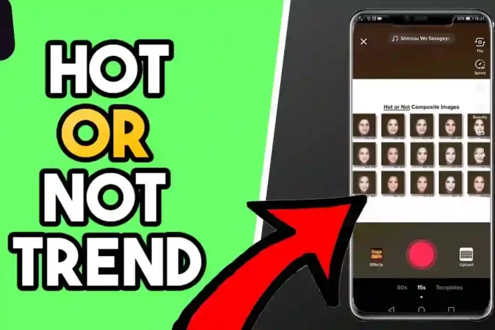 Tiktok Hot or Not Composite Images