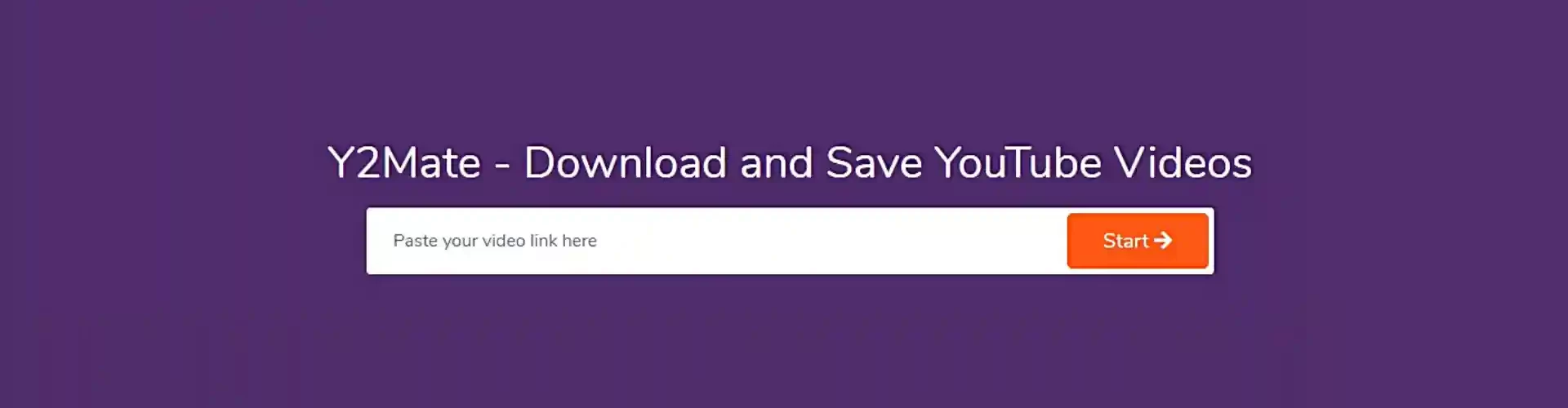 Y2mate Youtube Video Downloader